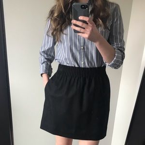 J. Crew Elastic-Waist Skirt with POCKETS